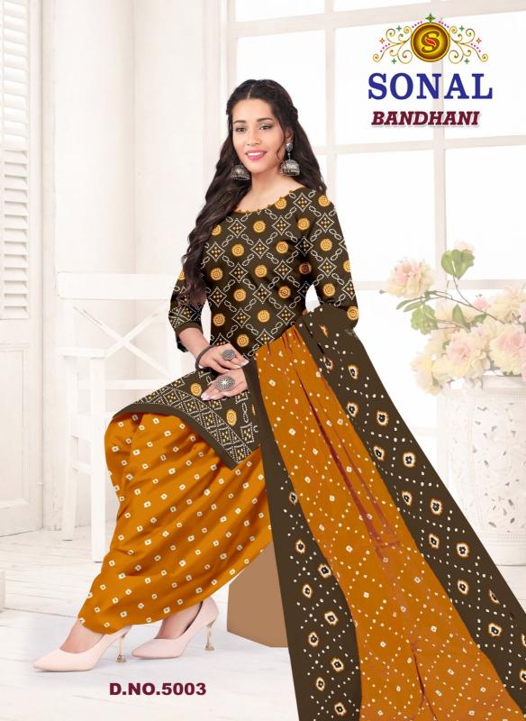Sonal bandhani vol 5 dress material wholesale market